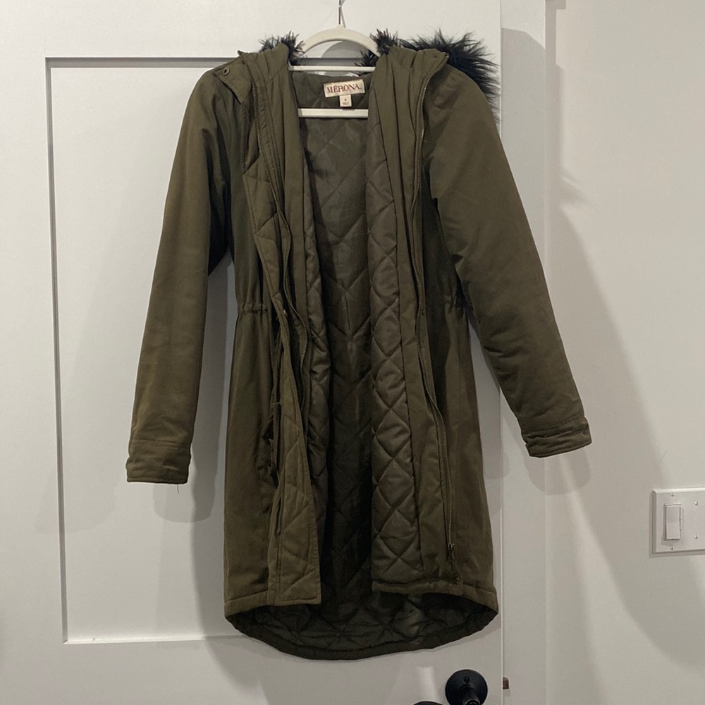 Merona Army Green Winter Jacket